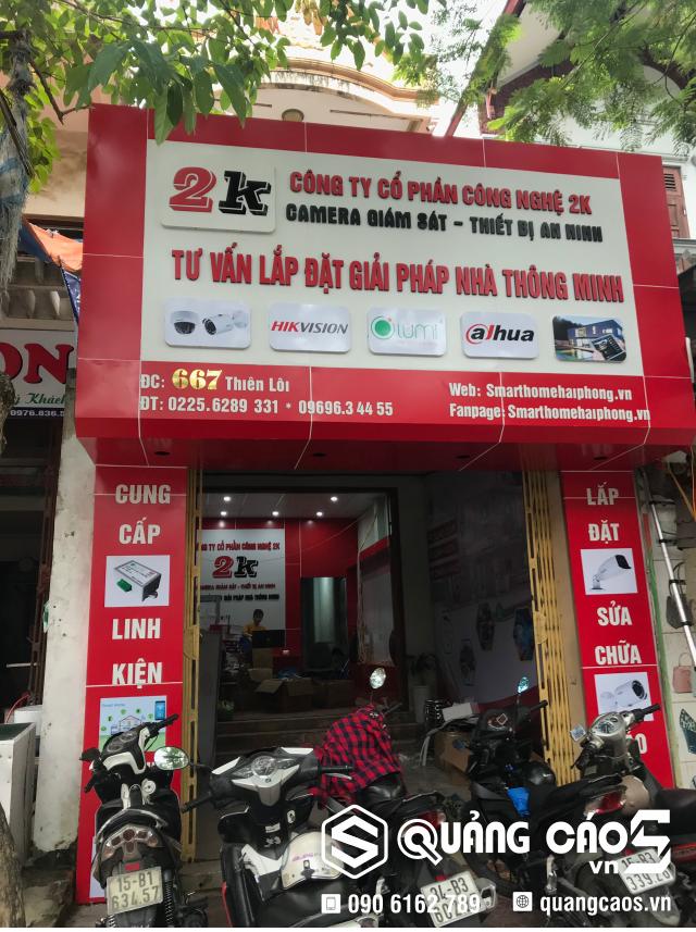 Làm biển quảng cáo công ty 2K