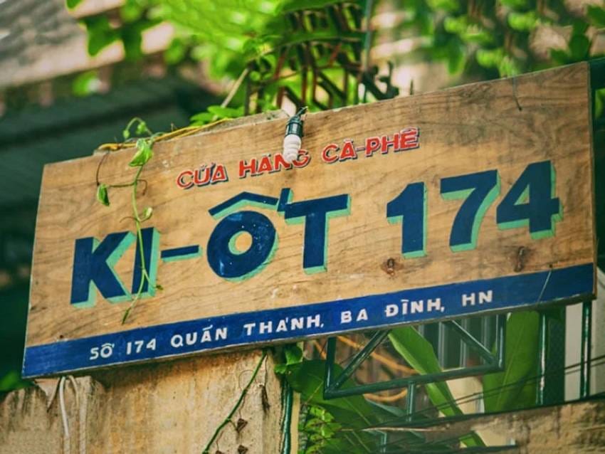 bảng hiệu cafe xưa