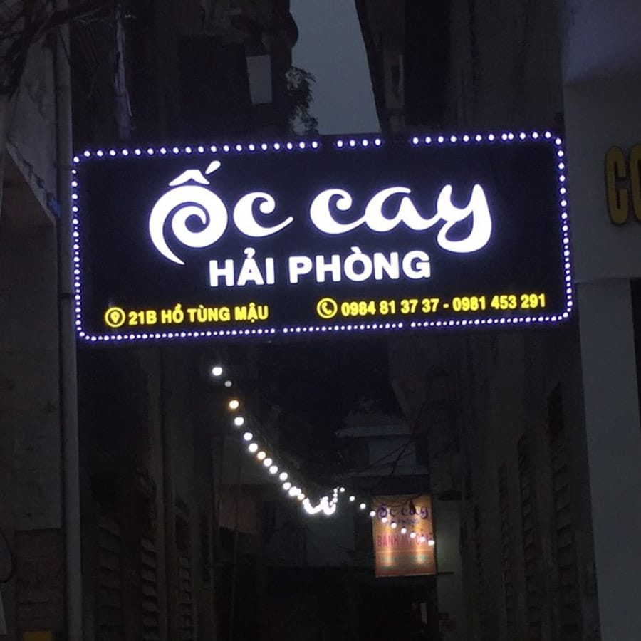40+ Mẫu Bảng Hiệu Quán Ốc Đẹp Thu Hút Tín Đồ Ẩm Thực