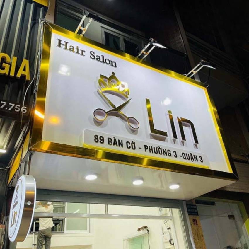 bảng hiệu salon tóc