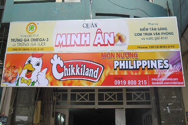 biển quảng cáo in bạt