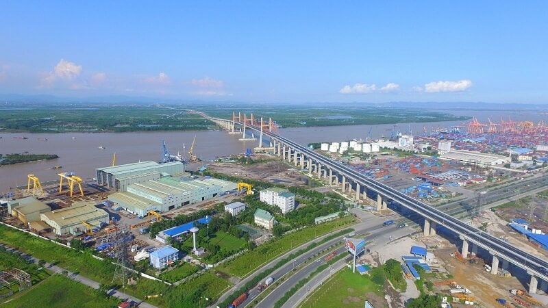 thi công bảng hiệu khu công nghiệp Đình Vũ