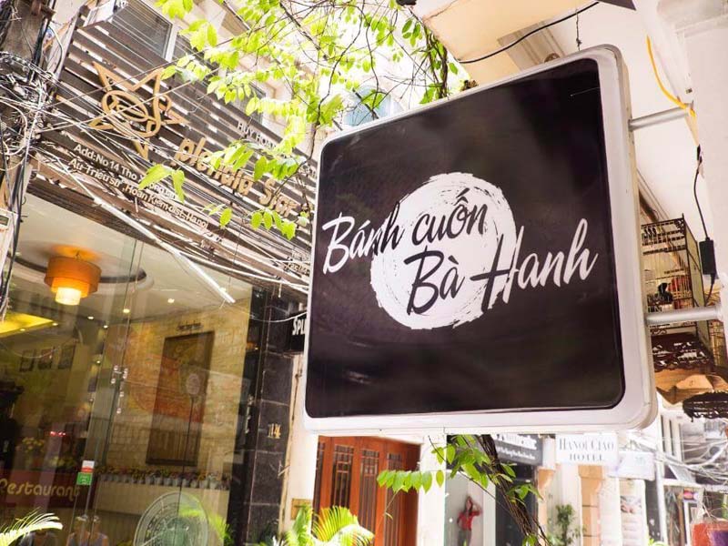 Biển quảng cáo quán ăn sáng