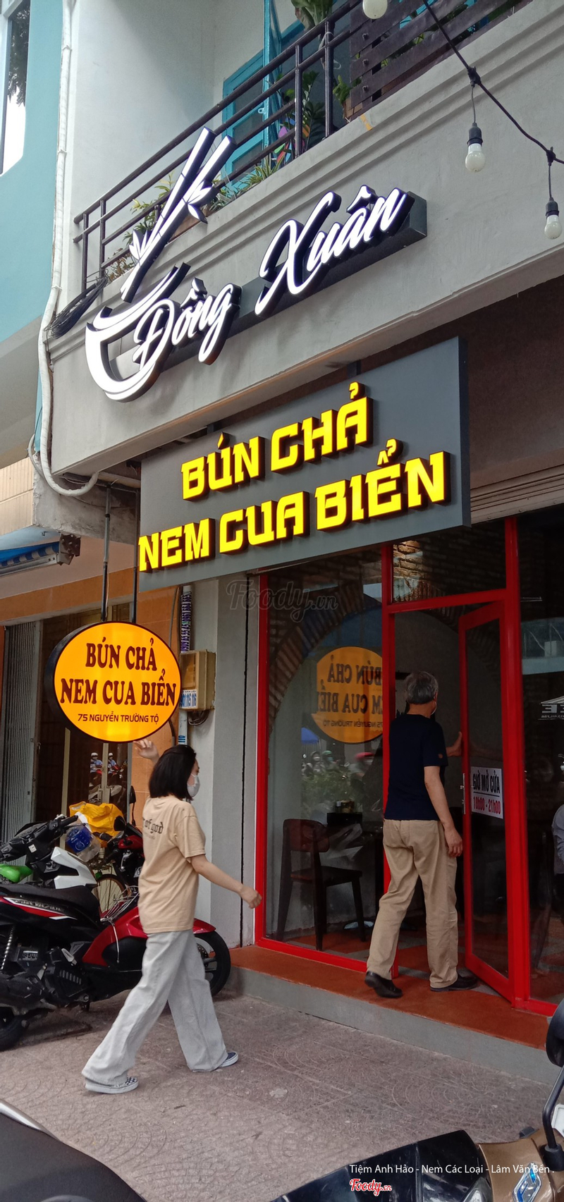 biển quảng cáo bún chả