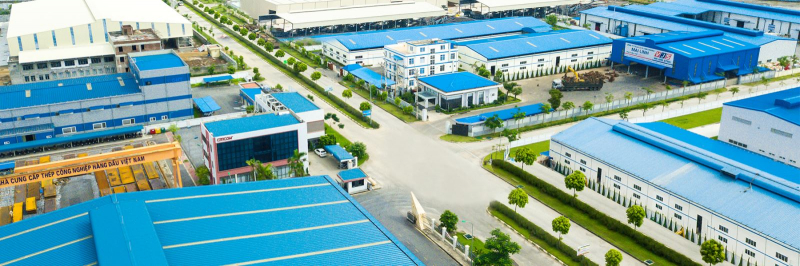 Quy trình thi công biển quảng cáo khu công nghiệp Nam Cầu Kiền