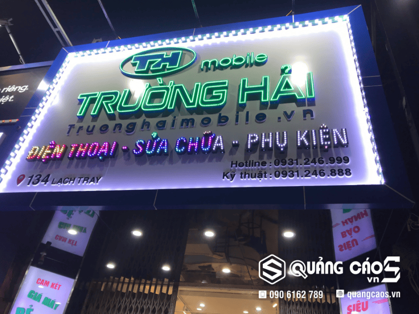 kích thước bảng hiệu công ty