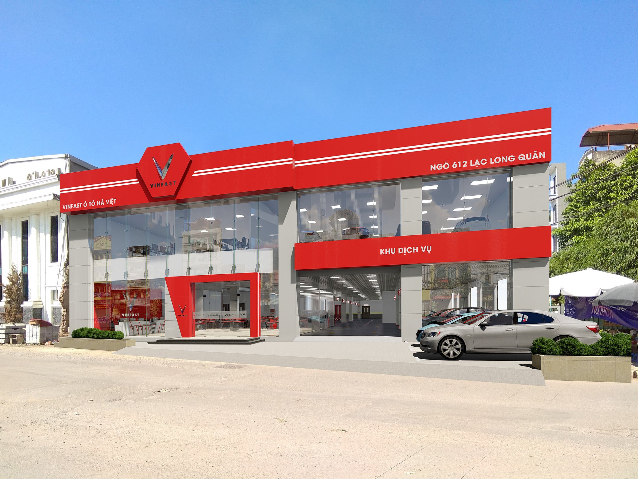 Thiết kế Showroom ô tô chuyên nghiệp tại Hà Nội