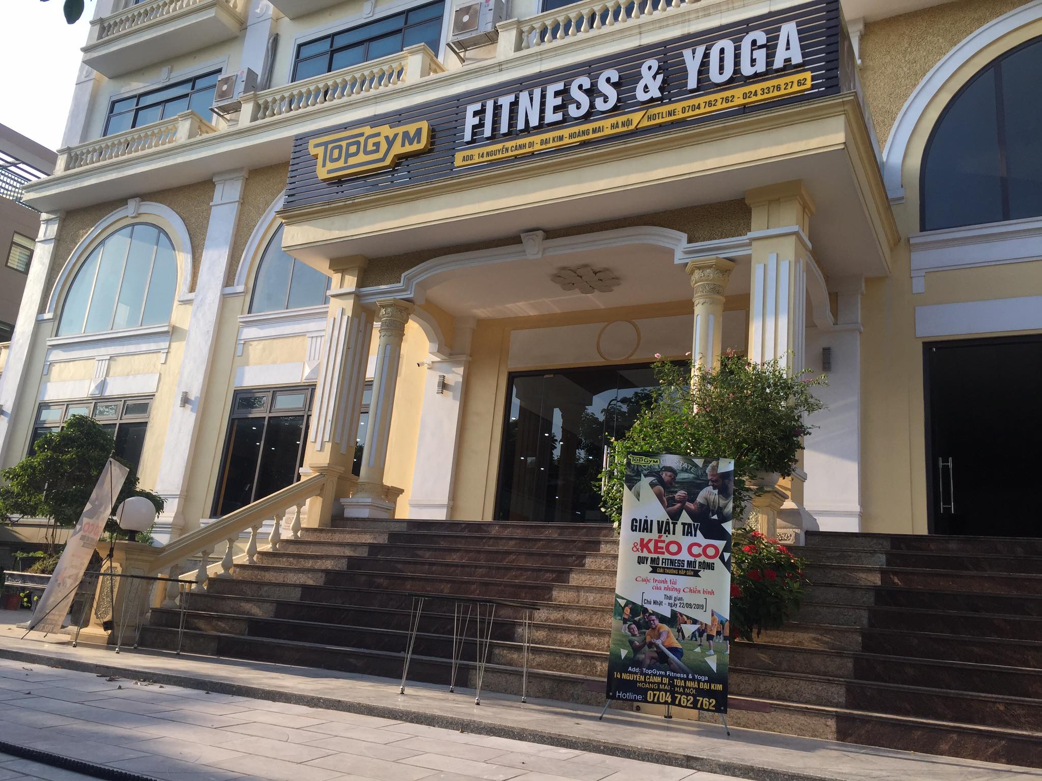 Setup mở phòng tập gym Top Gym Đại Kim tại Hà Nội • PT Fitness