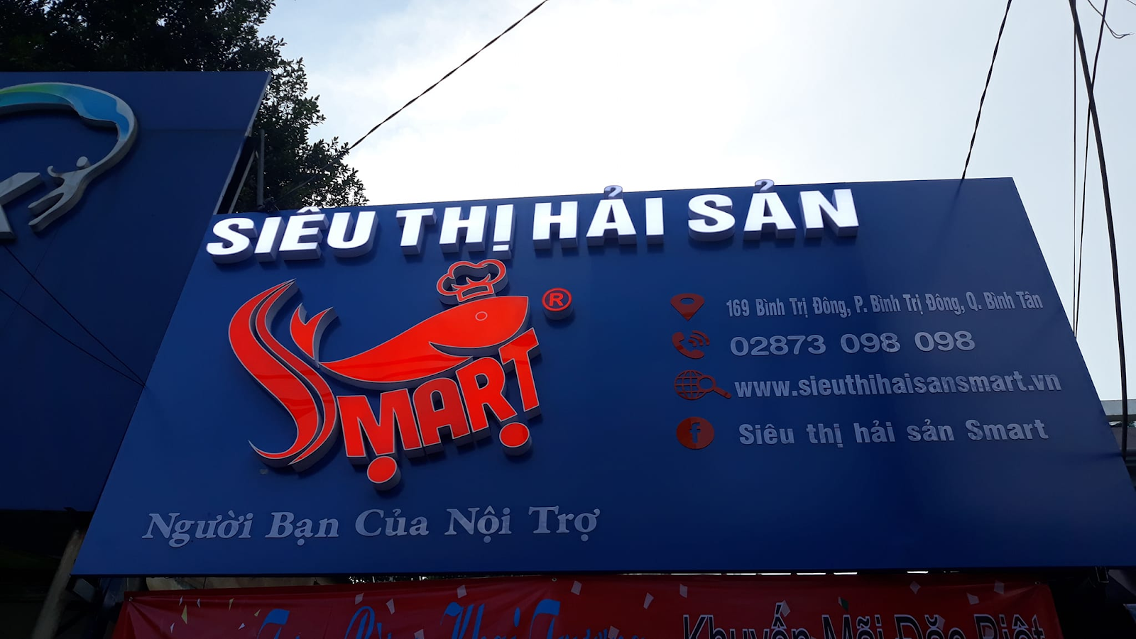 biển quảng cáo hải sản